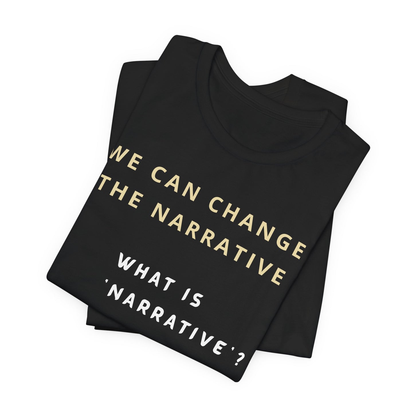 "What Is Narrative?" Funny Hockey Romance T-Shirt – Gift