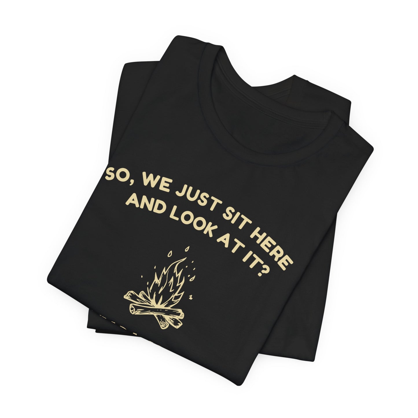 Cottage Fireplace T-Shirt — Outdoor romantic moment