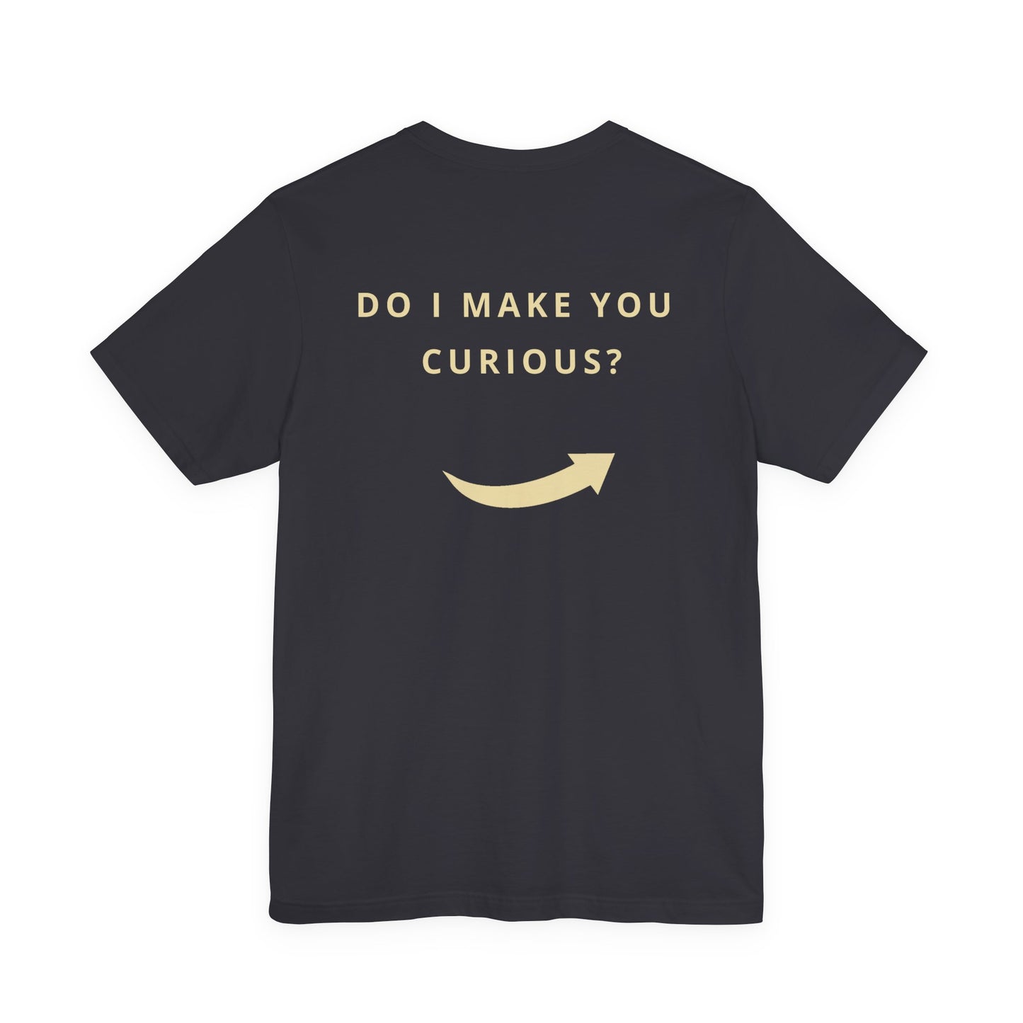 "Do I Make You Curious? Obviously" Front & Back Hockey Romance T-Shirt – Gift