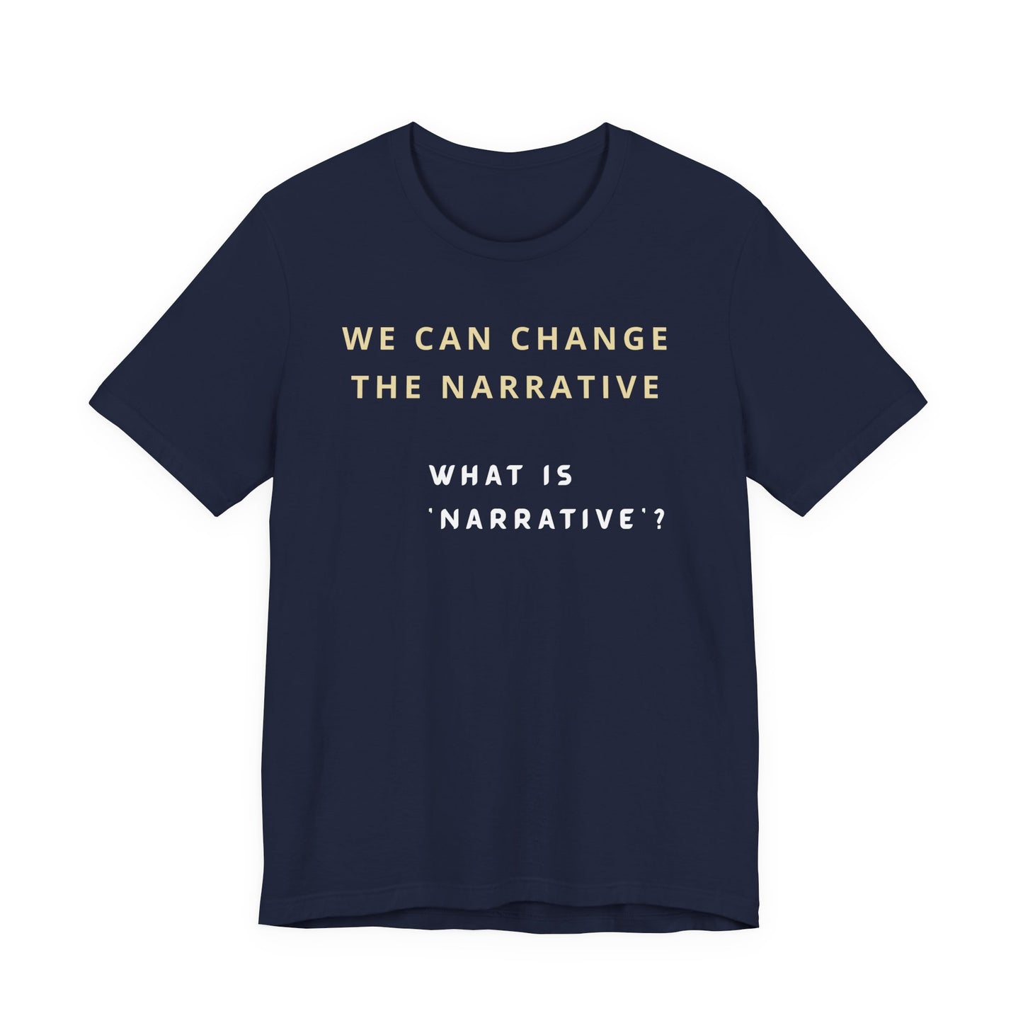 "What Is Narrative?" Funny Hockey Romance T-Shirt – Gift