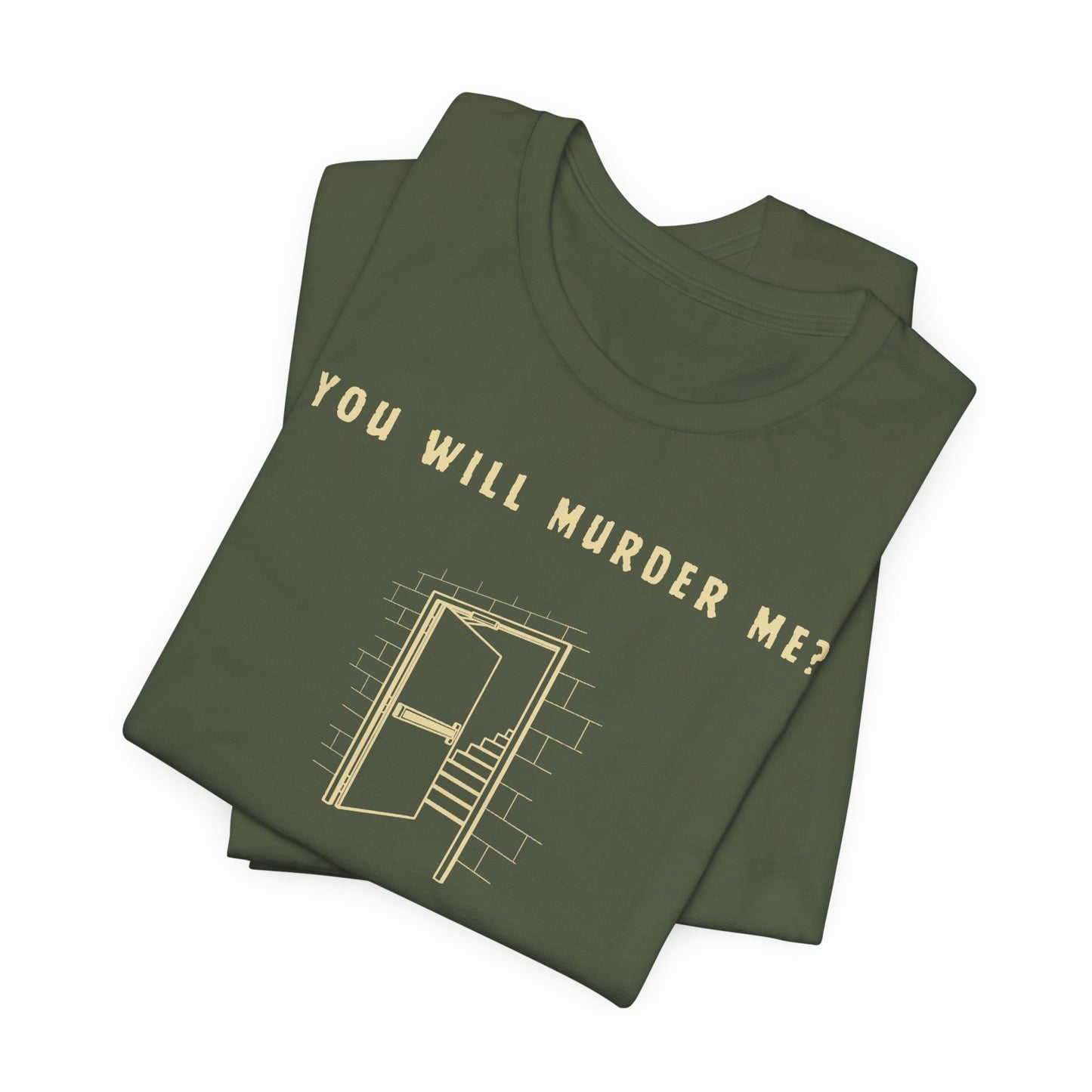 "You Will Murder Me? Maybe" Funny Hockey Romance T-Shirt – Gift