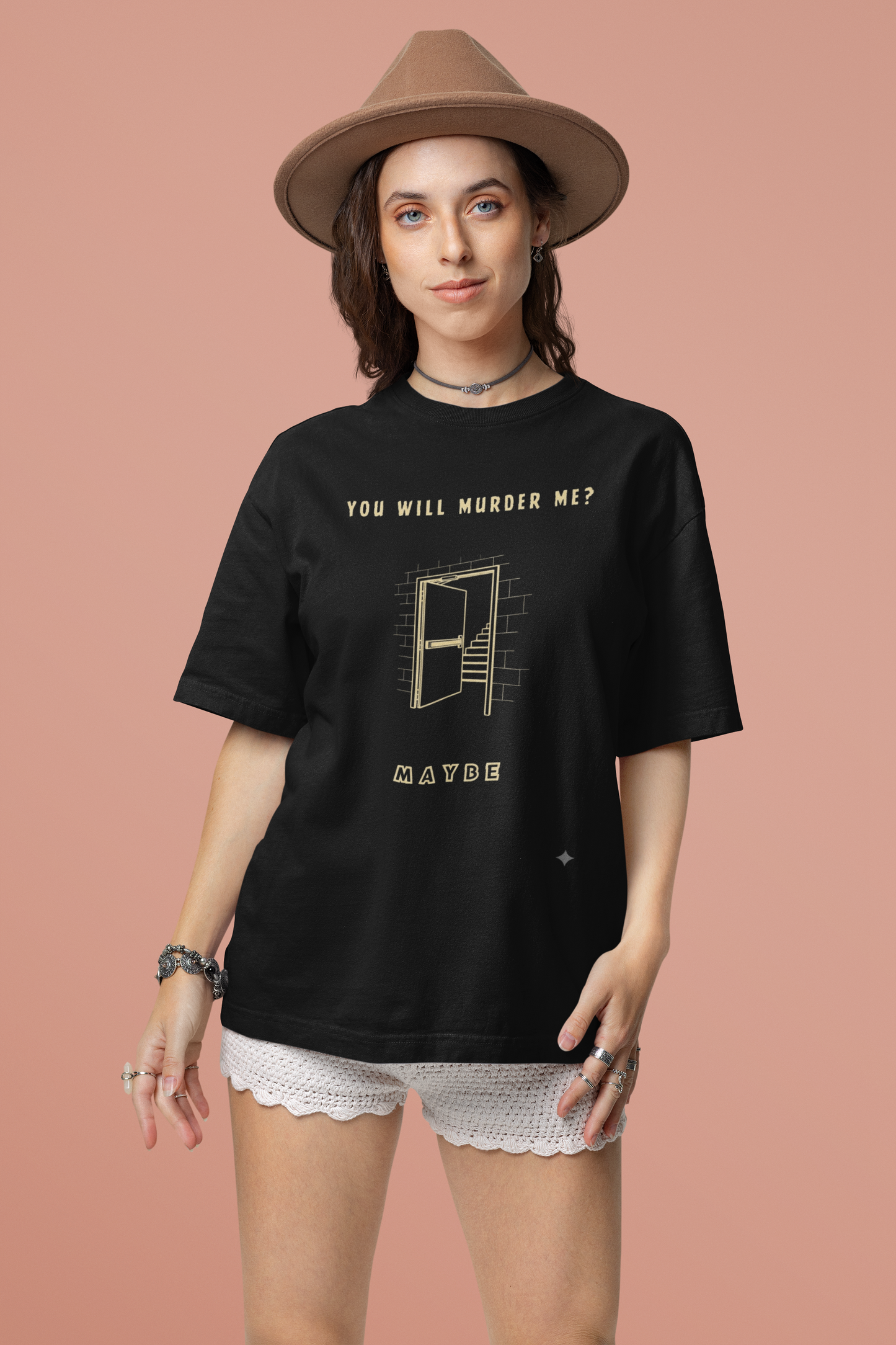 "You Will Murder Me? Maybe" Funny Hockey Romance T-Shirt – Gift